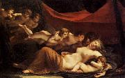 Frank Blackwell Mayer The Sleep of Venus and Cupid USA oil painting artist